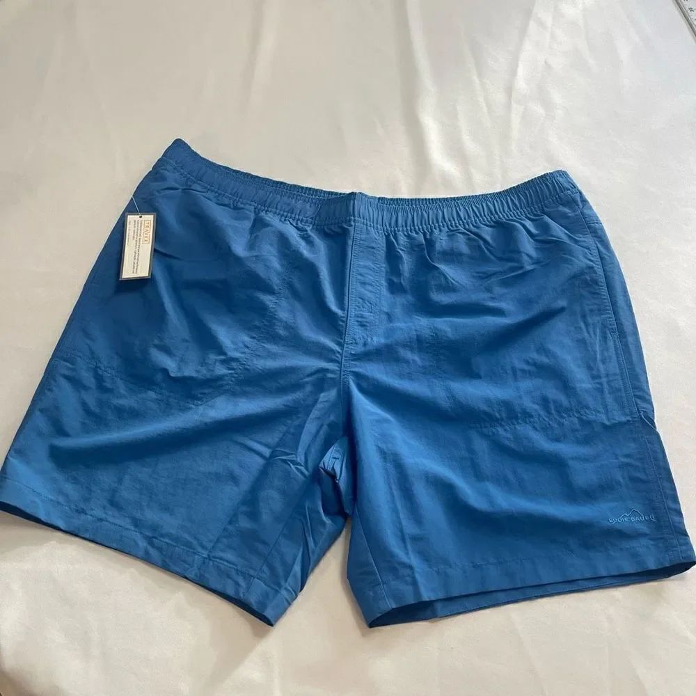 NWT Eddie Bauer Travex Blue Swim Trunks Size 3X New